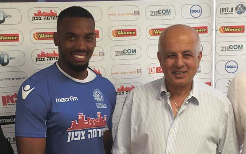 אבי לוזון (מימין) וז'והאן מרסיאל. צילום מכבי פתח תקוה