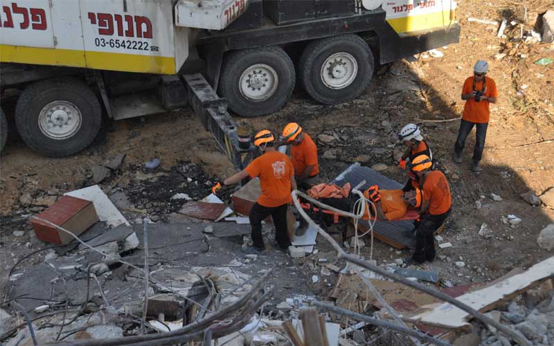 תרגיל חילוץ, צילום באדיבות עיריית רעננהרעידת אדמה