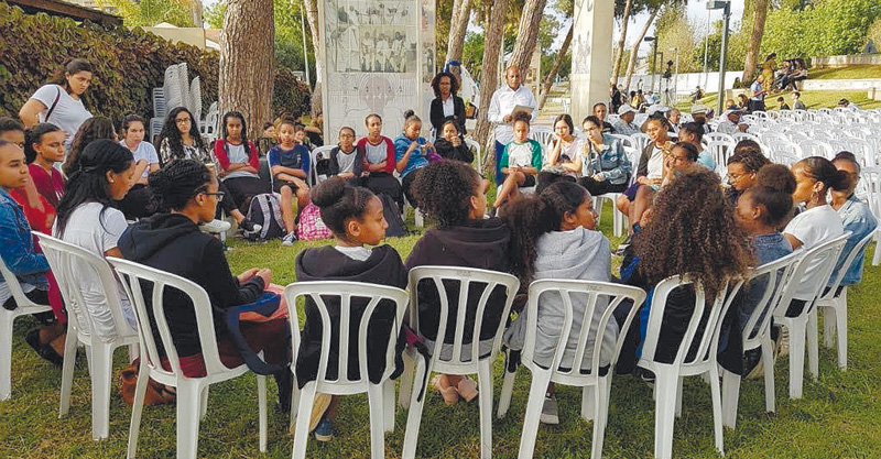 מדור נוער-השבוע שהיה. יום הזיכרון ליהודי אתיופיה צילום אגף הנוער