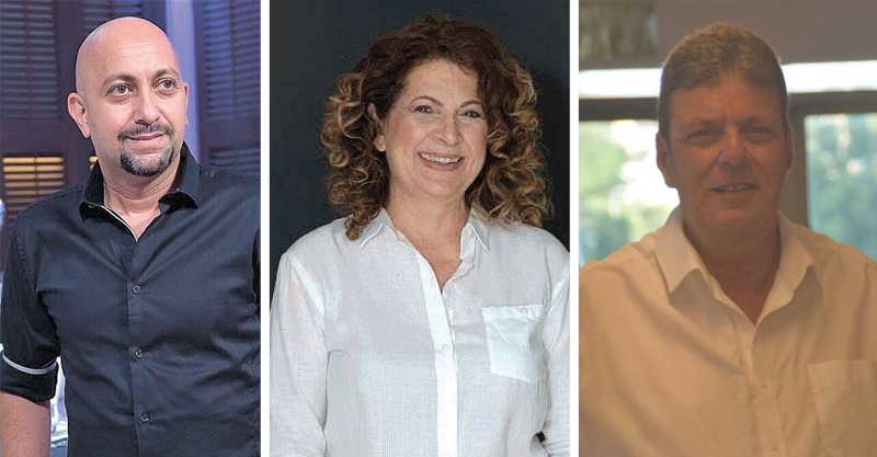 אילן אפלבוים, אורנה צאיג, גיא אליהו. צילום עמית לרנר, אתי וייס נחום