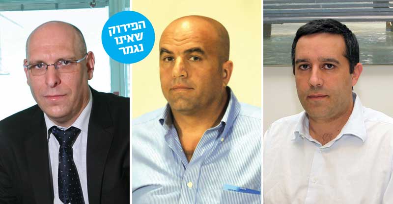 עו"ד ליאור דגן, רונן אלעד, עו"ד עמית פינס. צילומים: עזרא לוי, רונן אלעד, עופר וקנין