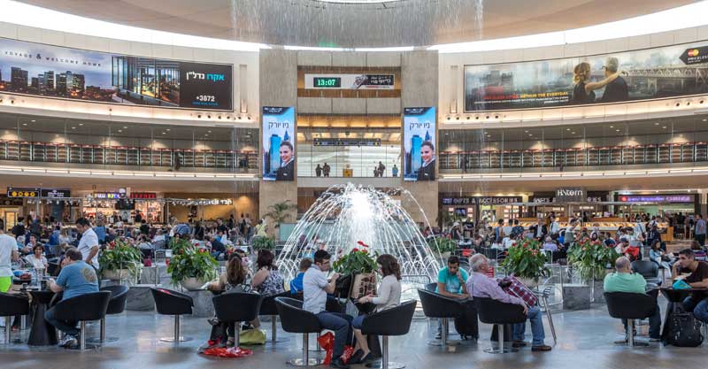אולם הנוסעים בנתב"ג צילום אייל טואג