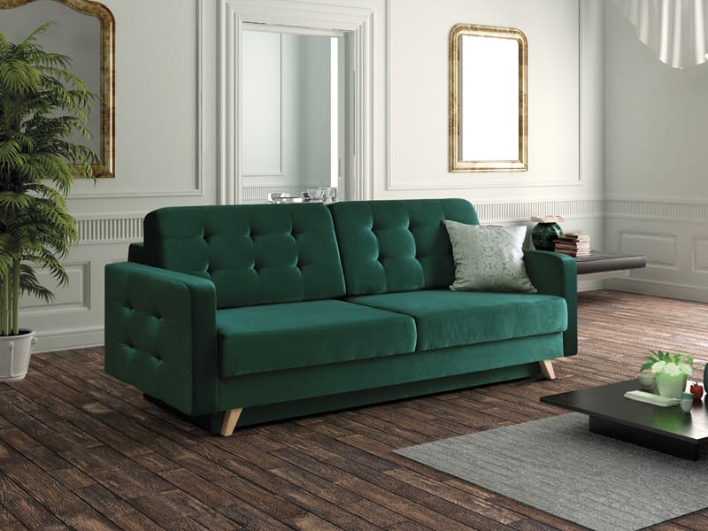 ספה לסלון vegas בעיצוב רטרו נפתחת למיטה זוגית 140/200: במקום 5,200 ₪ - ב-4,200 ₪ בלבד (צילום: טופ רהיט)