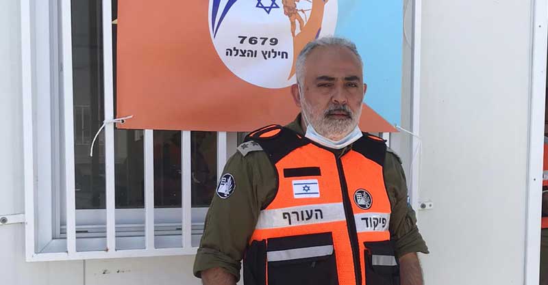סא"ל(מיל)" שרון מלול שרון הינו מג"ד 7679 בנפת גנים של מחוז דן. צילום דובר צה"ל