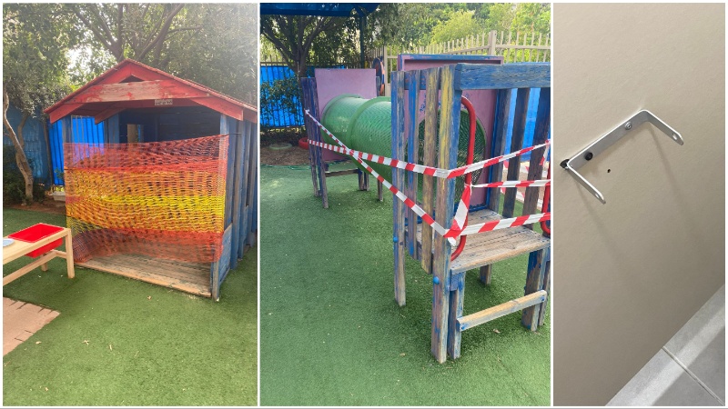 מתקנים סגורים ופגומים ומחסור במתקן בשירותים בגן נחליאלי