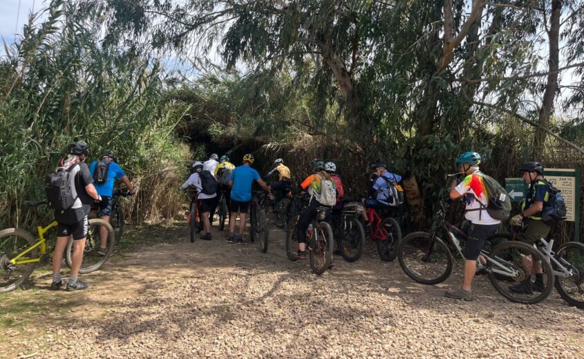 טיולי אופניים בשבילי נחל הירקון, צילום רשות נחל הירקון