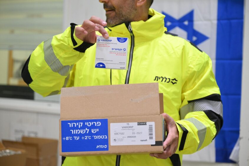אספקת חיסוני שפעת, כללית דן פ"ת